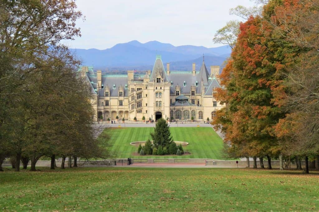 Front of the Biltmore Estate.