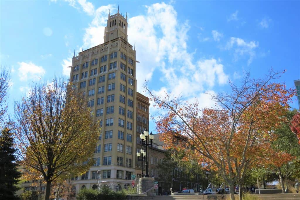 Pack Square in Asheville, NC.