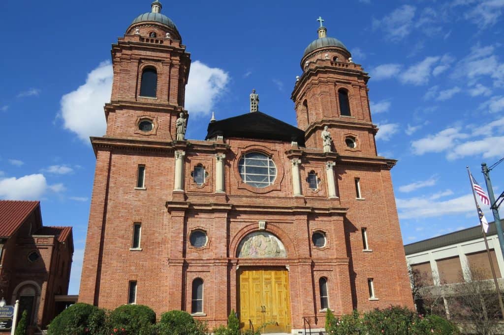 Exterior of Basilica Saint Lawrence.