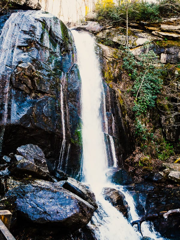 High Shoals Waterfall at South Mountains State Park.