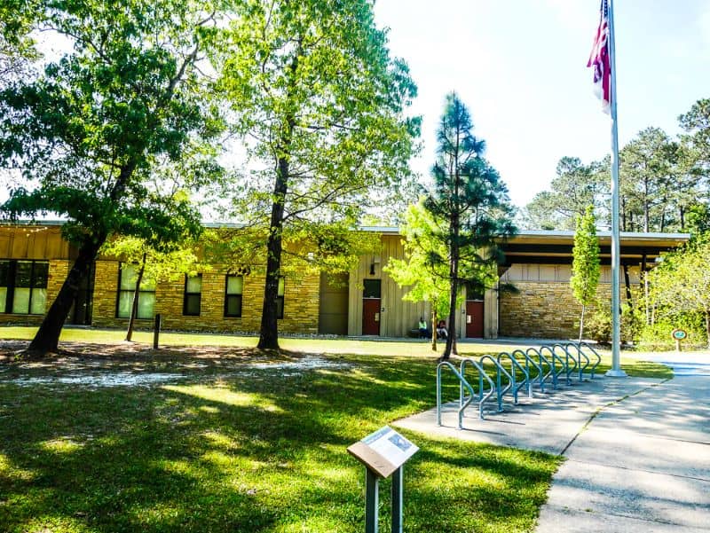 Visitor Center at Cliffs of the Neuse State Park